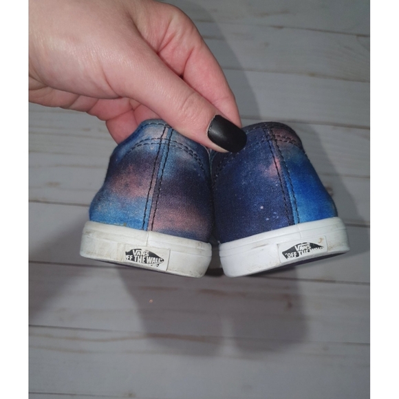 Authentic Galaxy Vans, Women's 7.5, Blue Purple Black - Picture 8 of 11